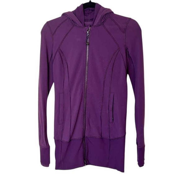 Lululemon Daily Practice Jacket Deep Zinfandel- Size 4 - Picture 9 of 15